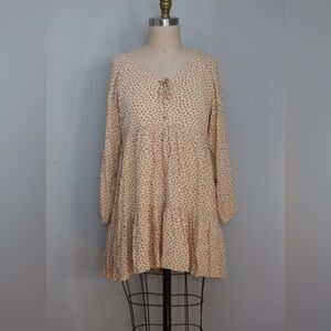 American Eagle dainty yellow floral dress